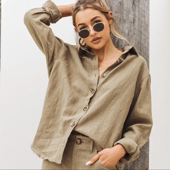 Princess Polly Tops - Sammy Robinson X Princess Polly The Gidget Shirt